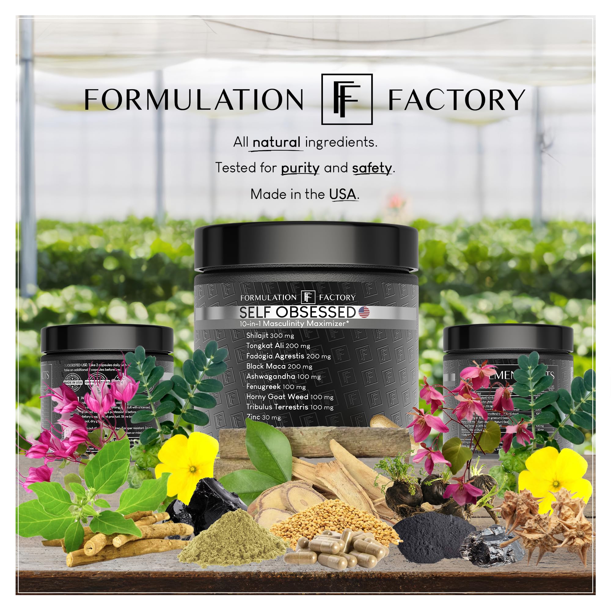 Formulation Factory Self Obsessed – 10-in-1 Masculine Vitality & Testosterone Support