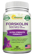 Forskolin 500mg Max Strength – 180 Capsules | aSquared Nutrition