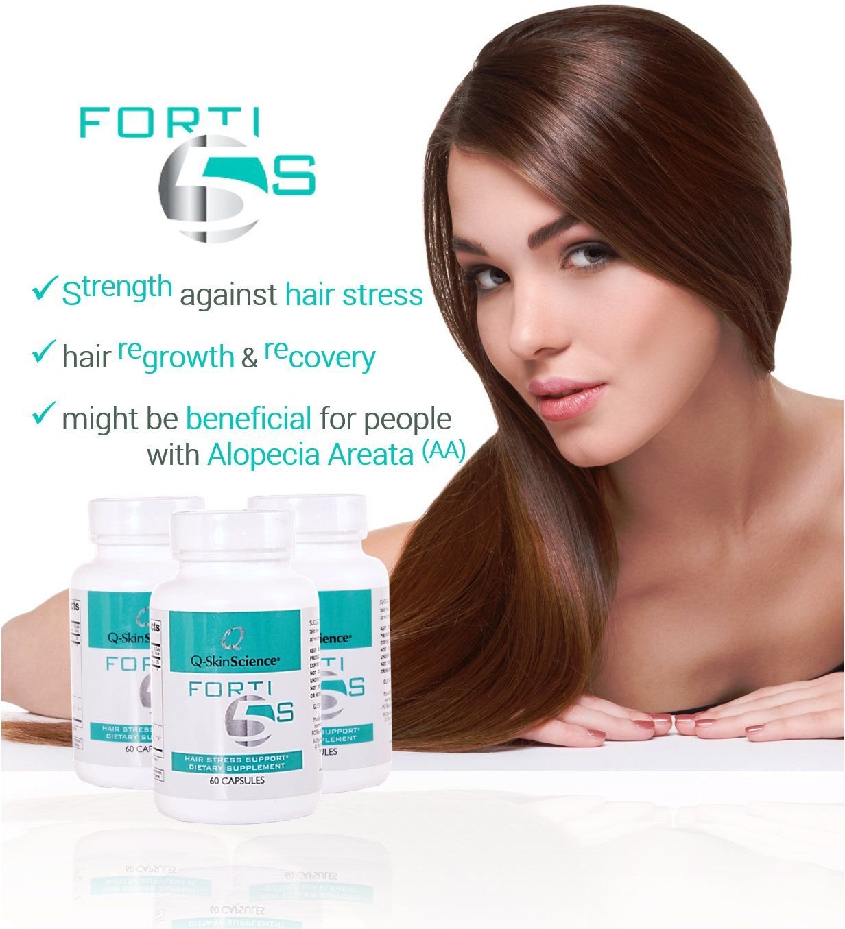 Forti5-S Supplement 60 Count – Hair Growth Support & Antioxidants