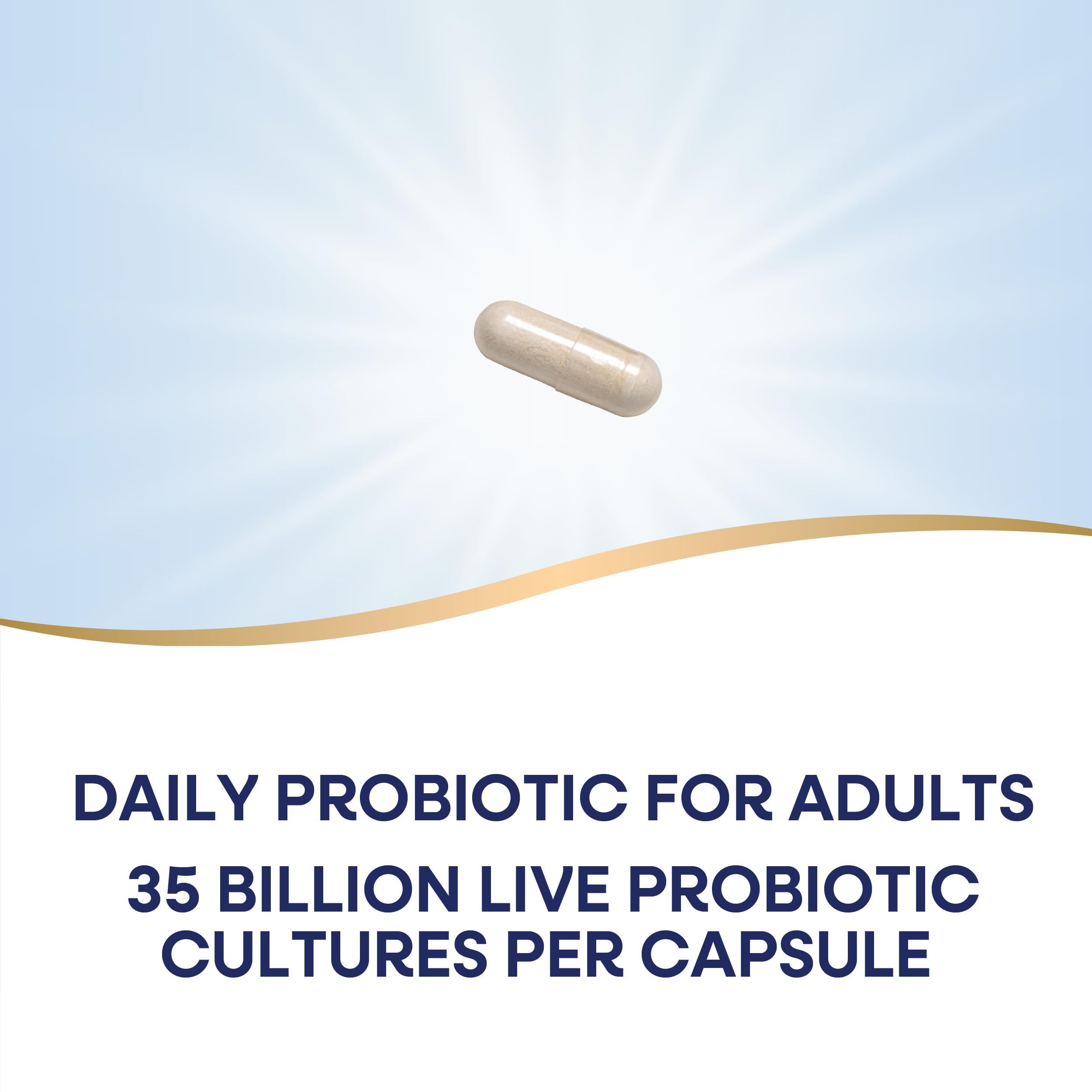 Nature's Way Fortify Optima Probiotic for Adults – 35 Billion Live Cultures, 15 Strains, No Refrigeration, 30 Capsules