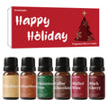 Fragrance Oil Holiday Set (6x10ml) – Aromtopia Diffuser, Candle & Soap Scents
