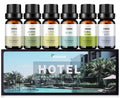 Fragrance Oils Hotel Collection Diffuser Oil Set – Luxury Night, Jasmine & Mint, Lemon & Thyme, White Tea, Floral Citrus, My Way