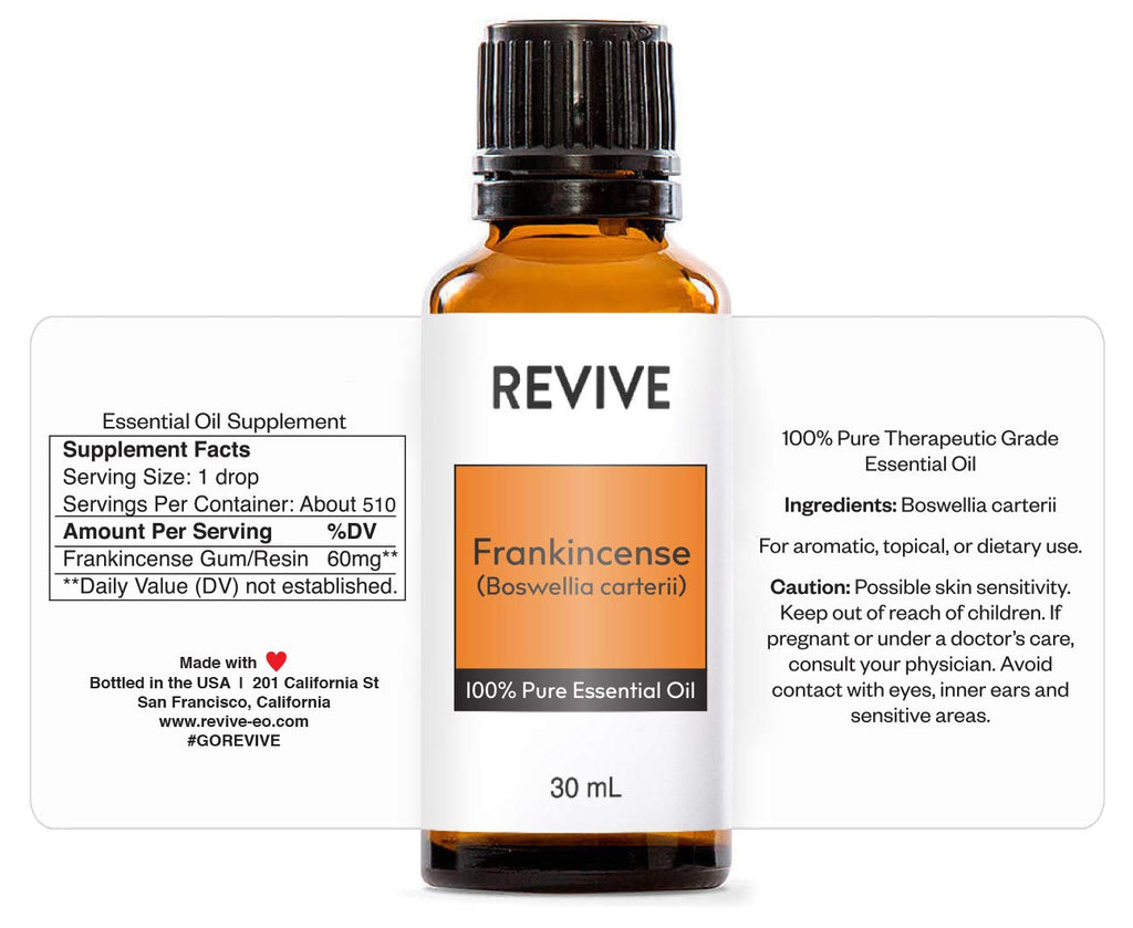 Frankincense Boswellia Carterii 30mL – Revive Essential Oils | 100% Pure Therapeutic Grade