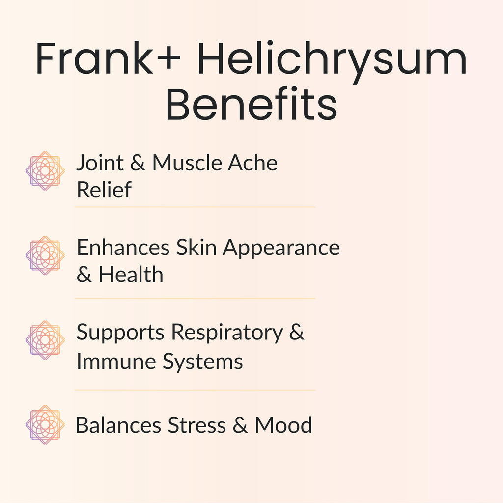 Vitality Extracts Frank+ Helichrysum Essential Oil Blend - 10ml | Frankincense & Helichrysum Aromatherapy