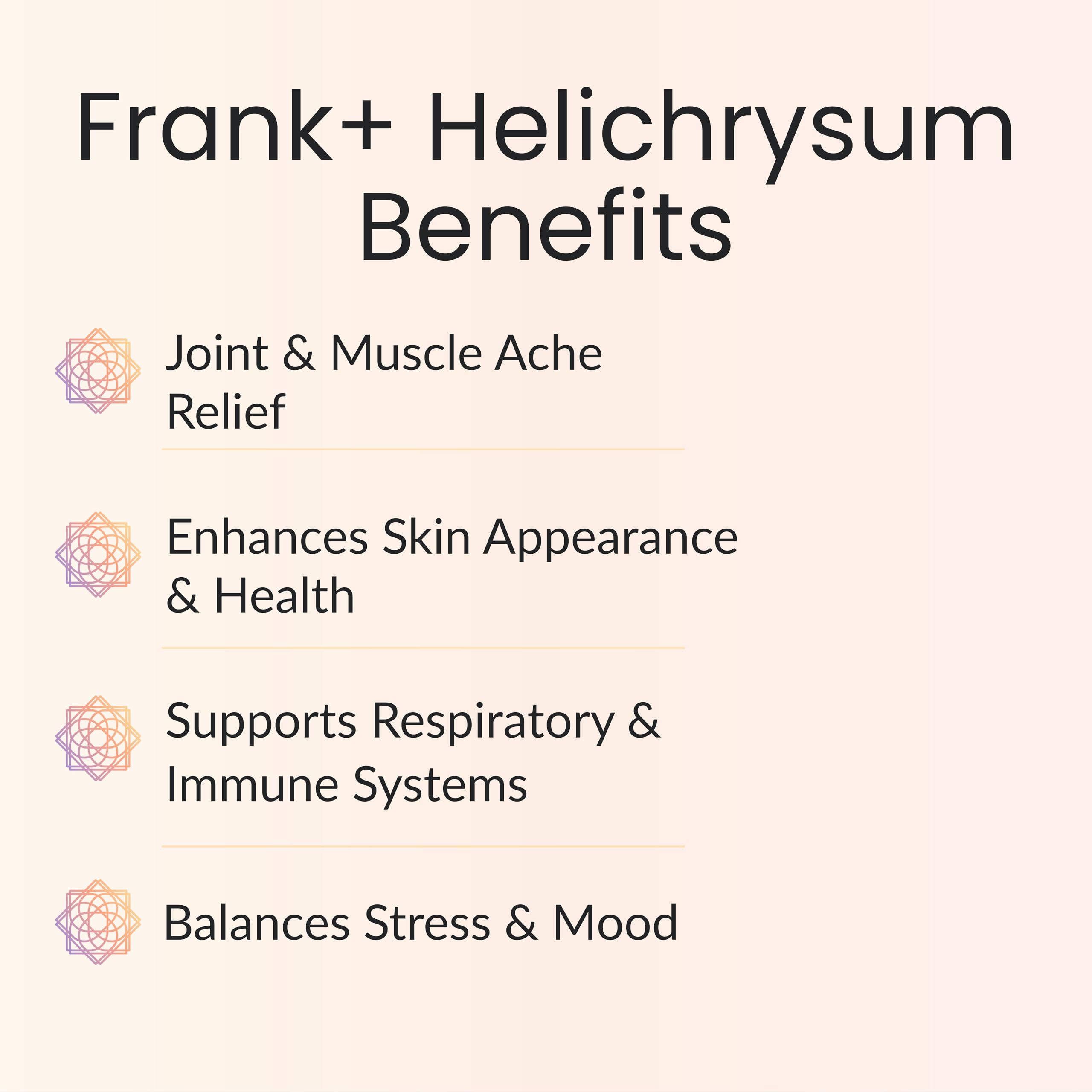 Vitality Extracts Frank+ Helichrysum Essential Oil Blend - 10ml | Frankincense & Helichrysum Aromatherapy