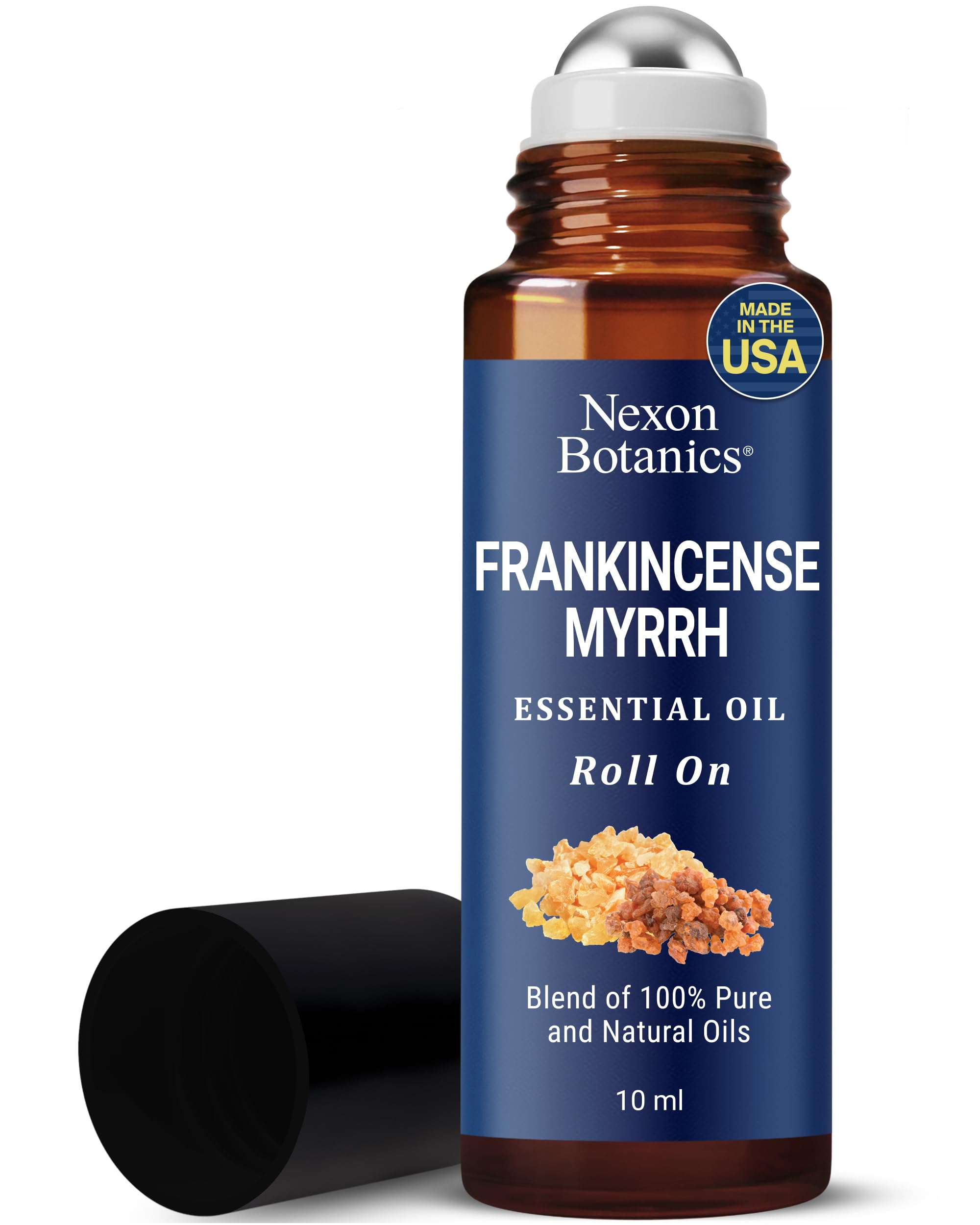 Frankincense & Myrrh Essential Oil Roll-On 10ml – 100% Pure & Natural | Nexon Botanics