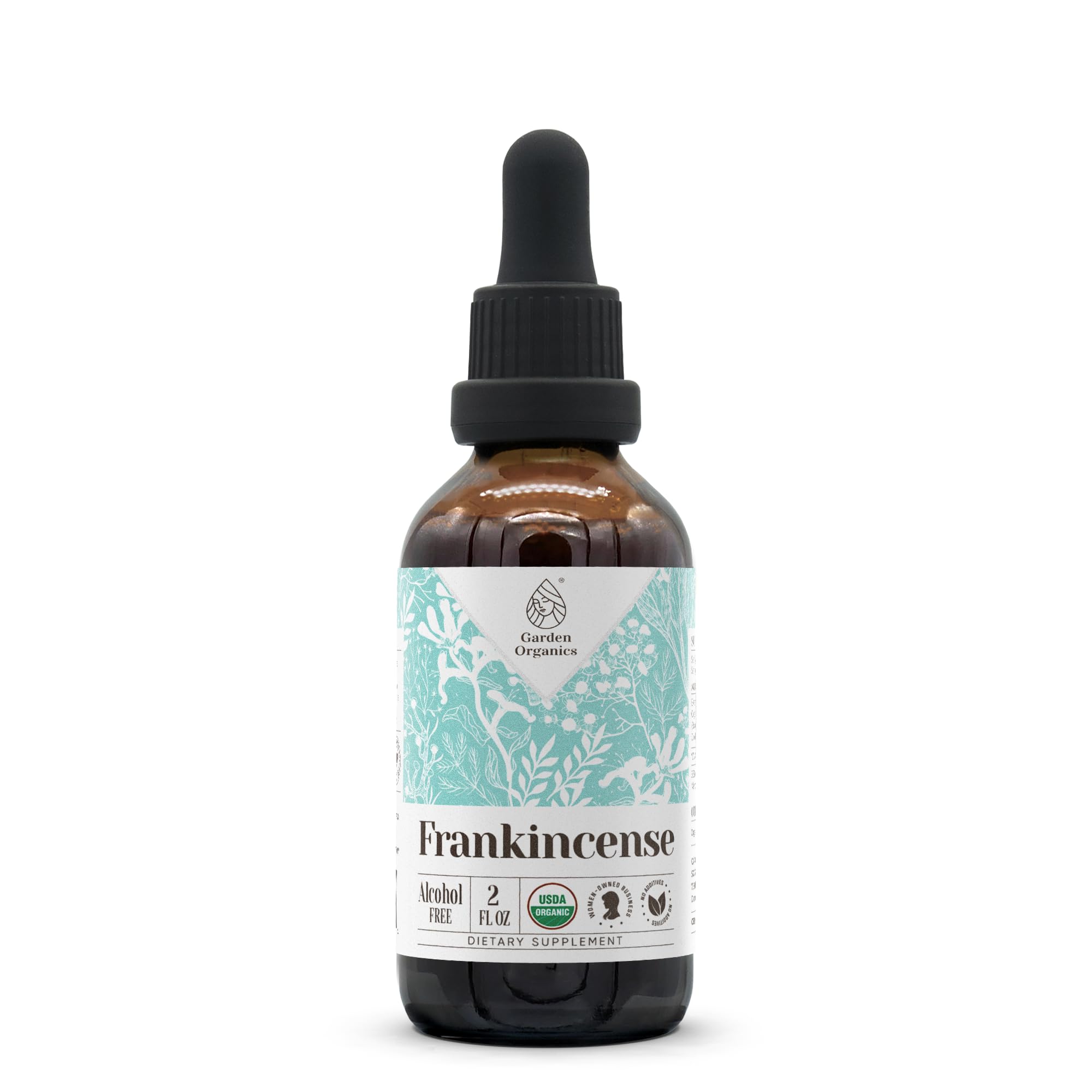 Frankincense USDA Organic Alcohol-Free Extract - Boswellia Serrata Tincture (2 oz) | Immune & Mood Support