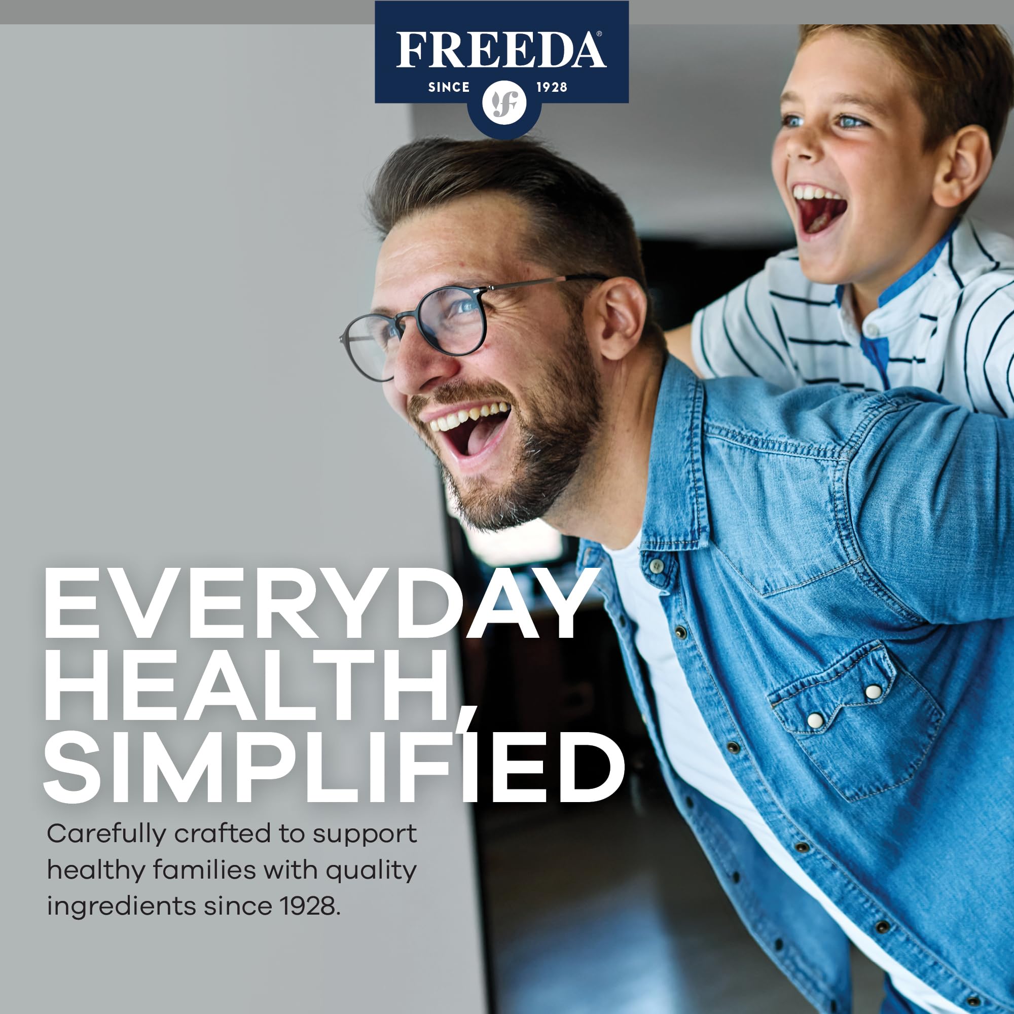 Freeda SCD Multivitamin – Vegan, Gluten-Free Daily Multivitamin for Men & Women | 180 Capsules | SCD Legal