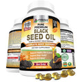FRESH HEALTHCARE Black Seed Oil 1300mg – Pure Nigella Sativa | Immune Support