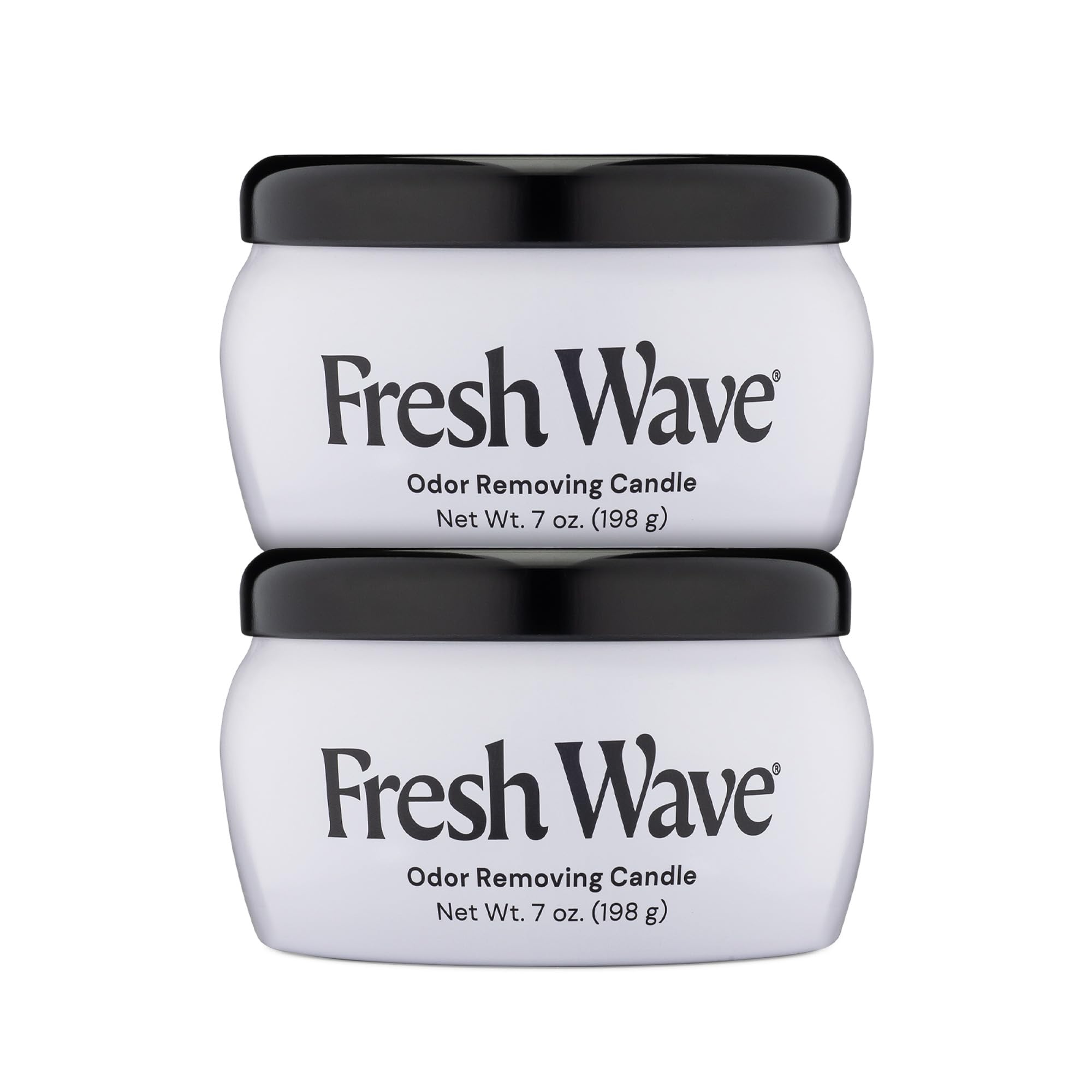 Fresh Wave Odor Removing Candle, 7 oz. 2-Pack | Safe, Plant-Based Odor Eliminator