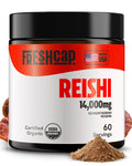 FreshCap Mushrooms Reishi Powder — 14,000mg Organic Dual-Extract, 60 Servings
