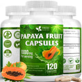 FRESHDRINKUS Papaya Capsules – 120 Papaya Extract, 1000mg/Serving, Vegan, Non-GMO, Gluten-Free