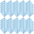 Frienda 50 Pcs Microfiber Cleaning Cloths for Glasses – 7x6 Inch Lens & Screen Cleaning (Blue)