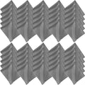 Frienda 50 Pcs Microfiber Cleaning Cloths for Glasses – 7x6 in, Dark Gray