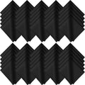 Frienda 50 Pcs Microfiber Cleaning Cloths for Glasses  7x6 in Bulk (Black)