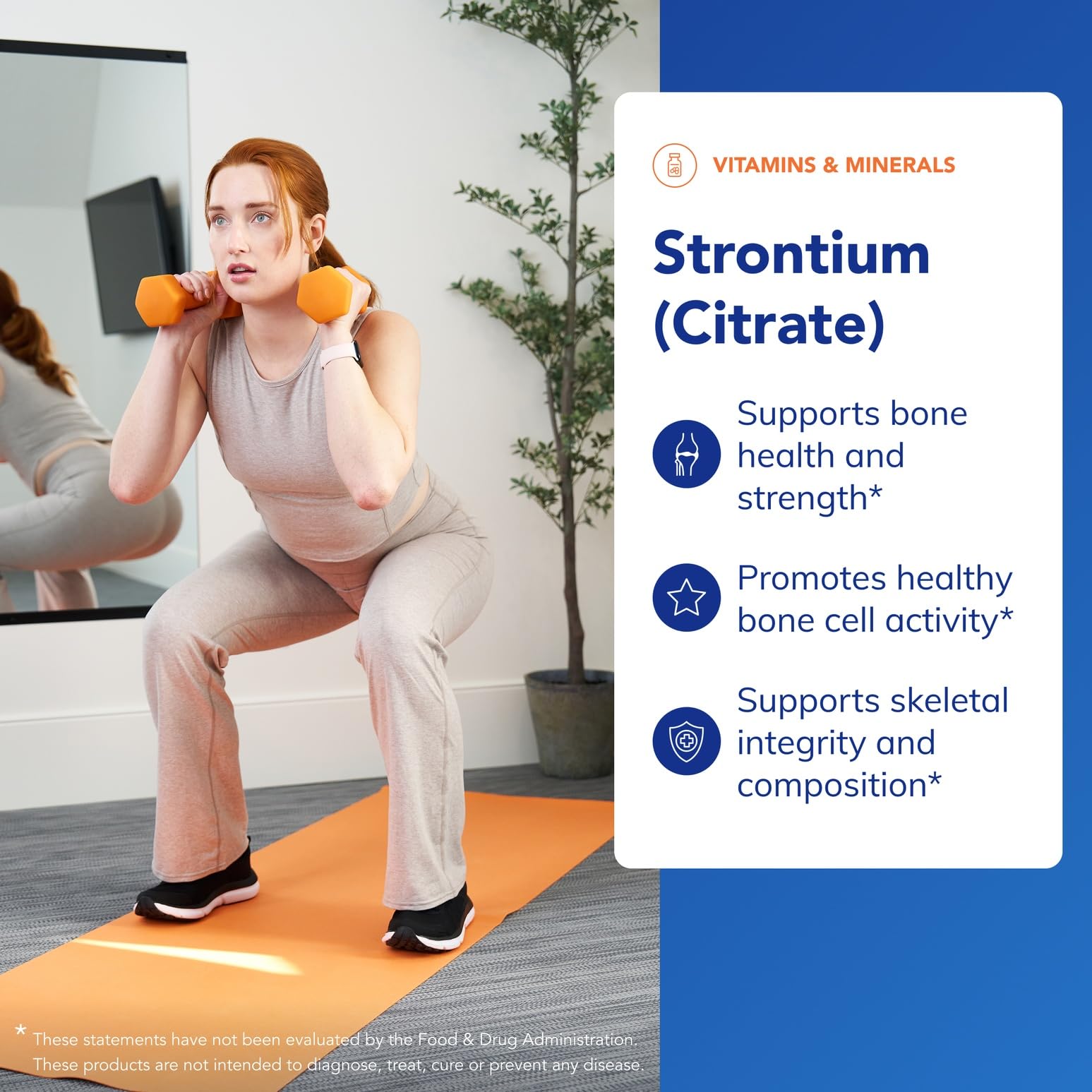 Pure Encapsulations Strontium (Citrate) – Hypoallergenic Bone Support, 180 Capsules