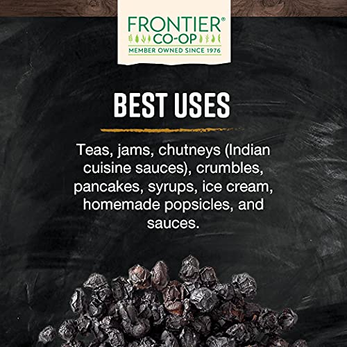 Frontier Co-op Dried Elderberries — European Whole, Non-GMO, Kosher, 16 oz (Pack of 2)