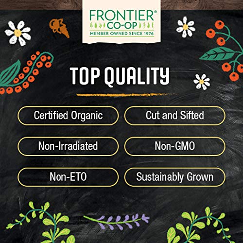 Frontier Co-op Stevia Herb – Cut & Sifted Green, Certified Organic | 1 lb Bulk