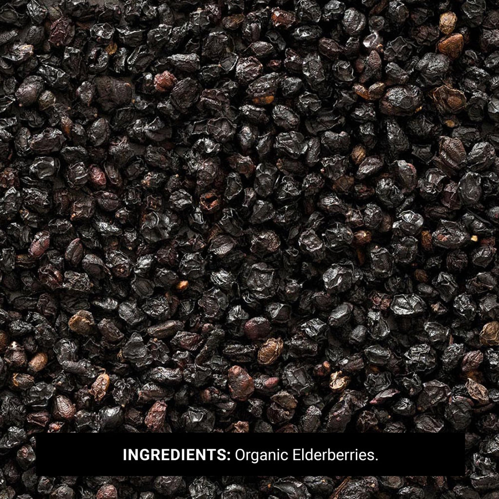 Frontier Co-op Organic Dried Elderberries 1lb Bulk – Kosher & Non-GMO