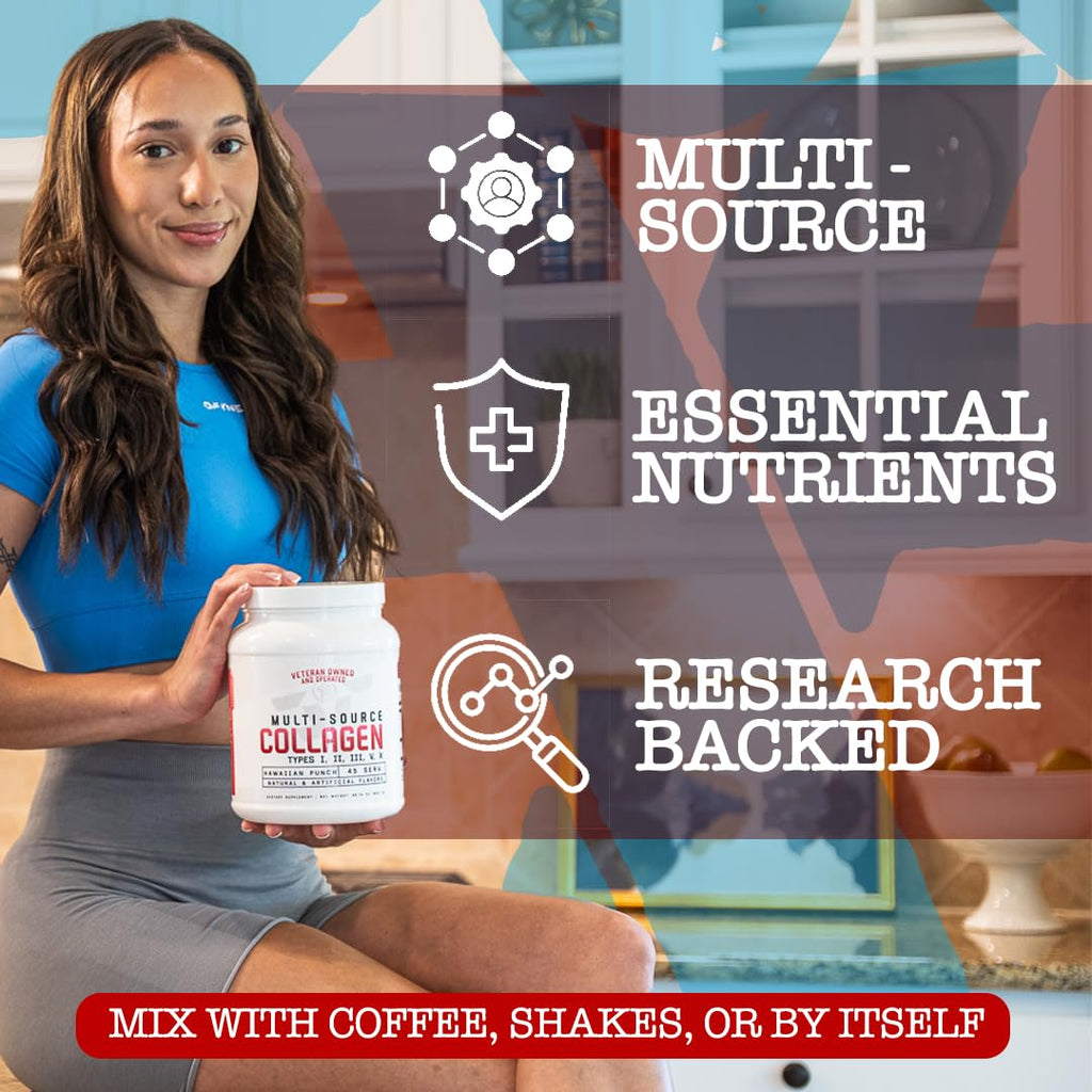 FRONTLINE FORMULATIONS Multi-Source Collagen – Hair, Skin & Nails (Caramel Mocha)