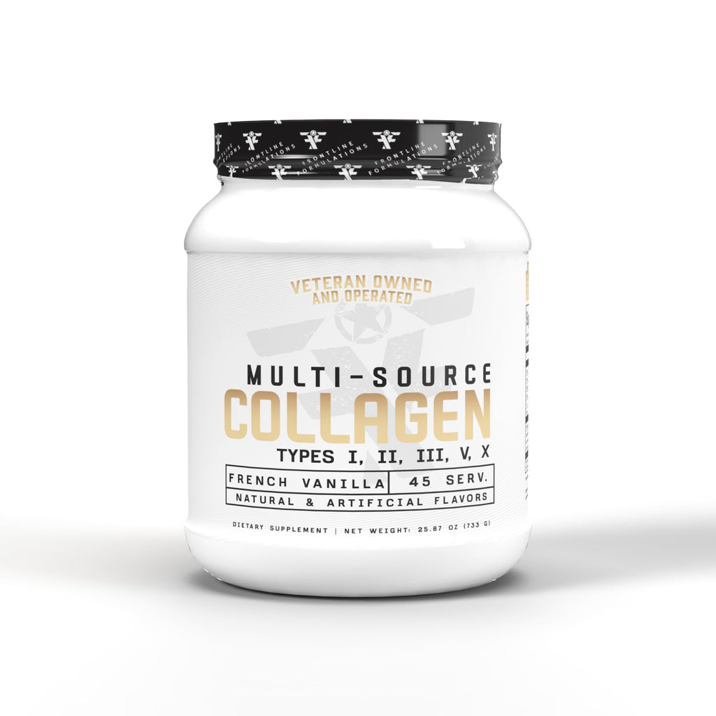 Frontline Formulations Multi-Source Collagen - Hair, Skin & Nails (French Vanilla)