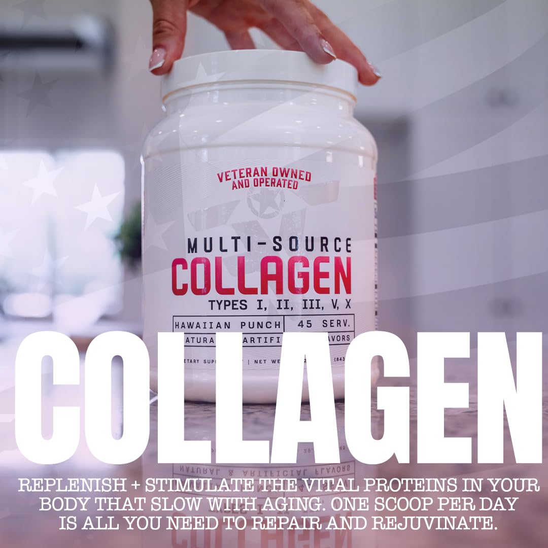 FRONTLINE FORMULATIONS Multi-Source Collagen – Hair, Skin & Nails (Caramel Mocha)
