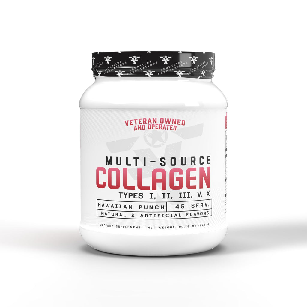 Frontline Formulations Multi-Source Collagen – Hair, Skin & Nails (Hawaiian Punch)