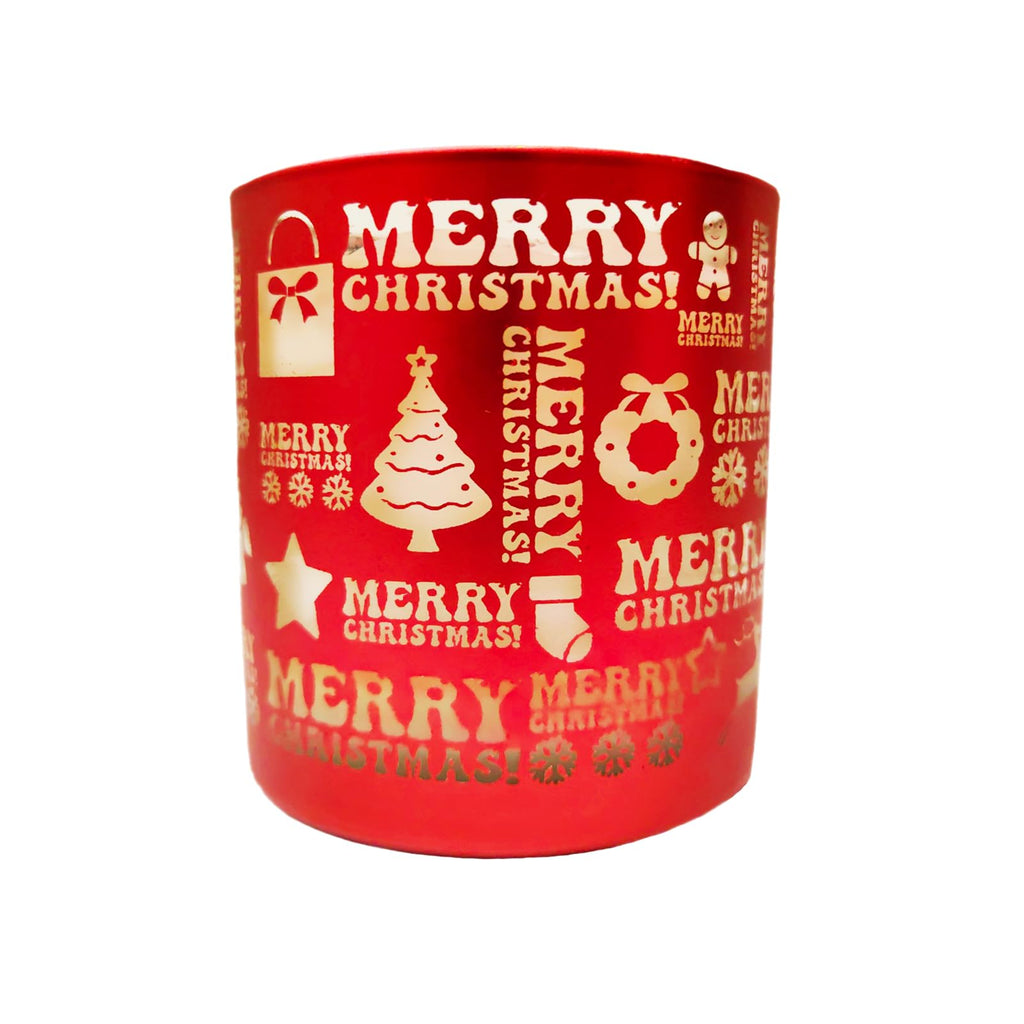 Christmas Frosted Berry Soy Candle - 5oz, 30+ Hours Burn | Festive Gift