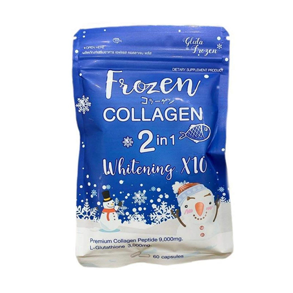Frozen Collagen 2 in 1 – Premium Collagen Peptide & L-Glutathione, 60 Capsules