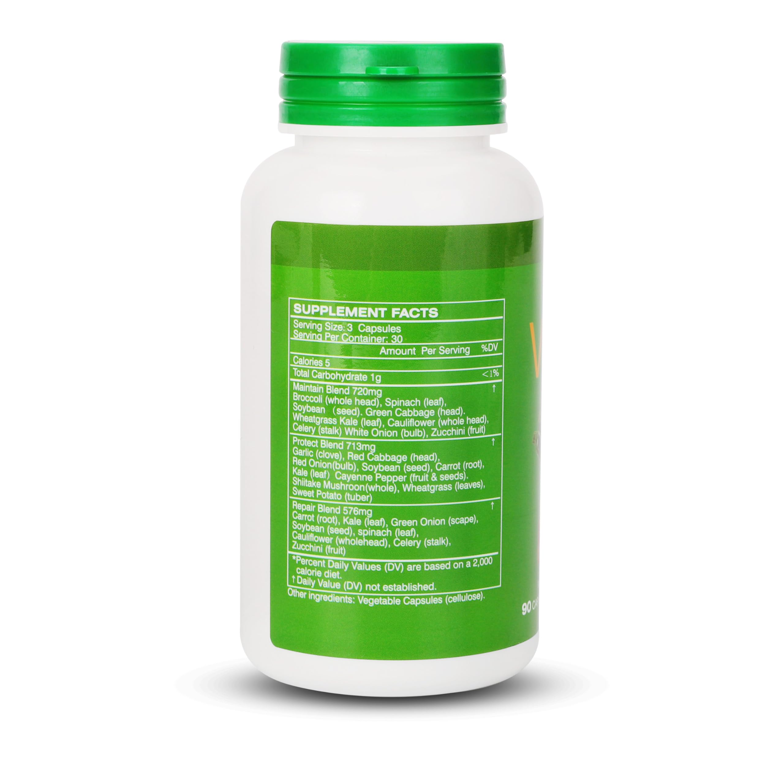 Fruit & Veggies Supplement – 2 Bottles (180 Vegetarian Capsules) | Balance of Natural
