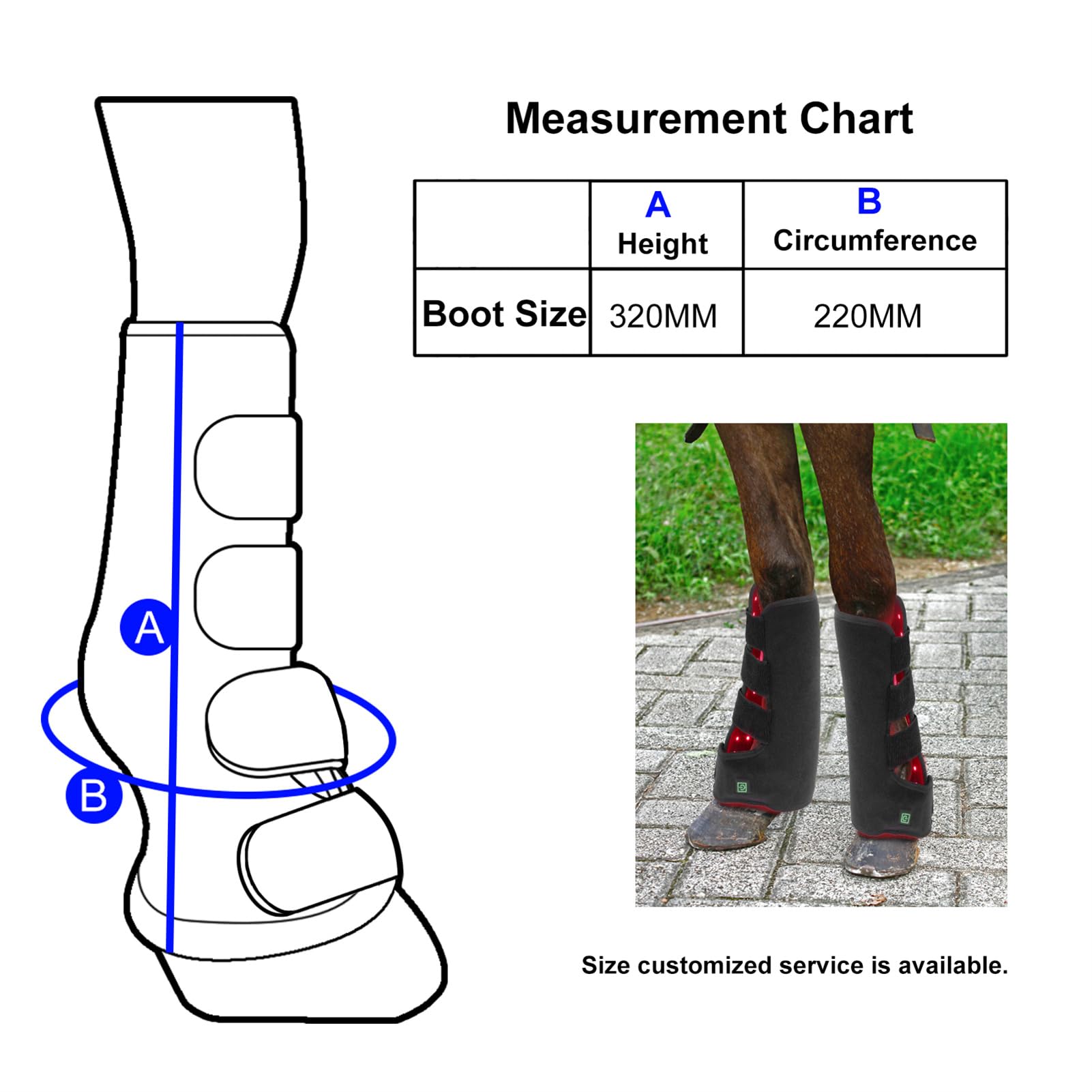 FSDLJSP Red Light Therapy for Horses — 850nm & 660nm Infrared Therapy for Leg Stifle