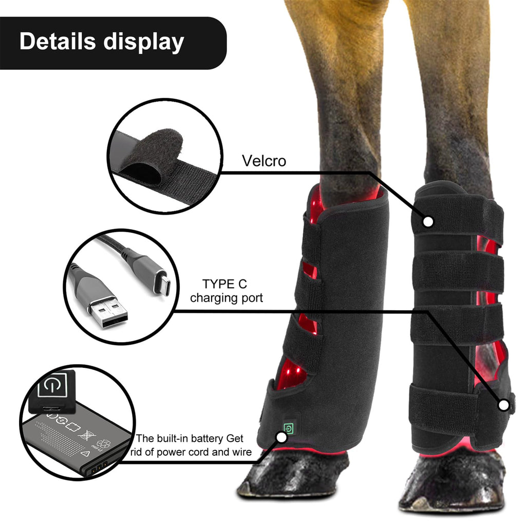FSDLJSP Red Light Therapy for Horses — 850nm & 660nm Infrared Therapy for Leg Stifle