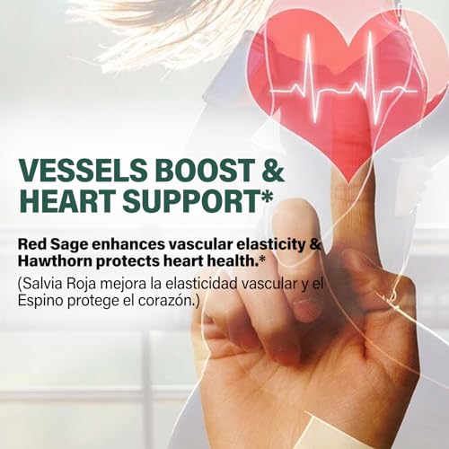 Fuenvegtal Horse Chestnut Blood Circulation Capsules | Diosmin & Garlic for Healthy Blood Flow - 90 Count