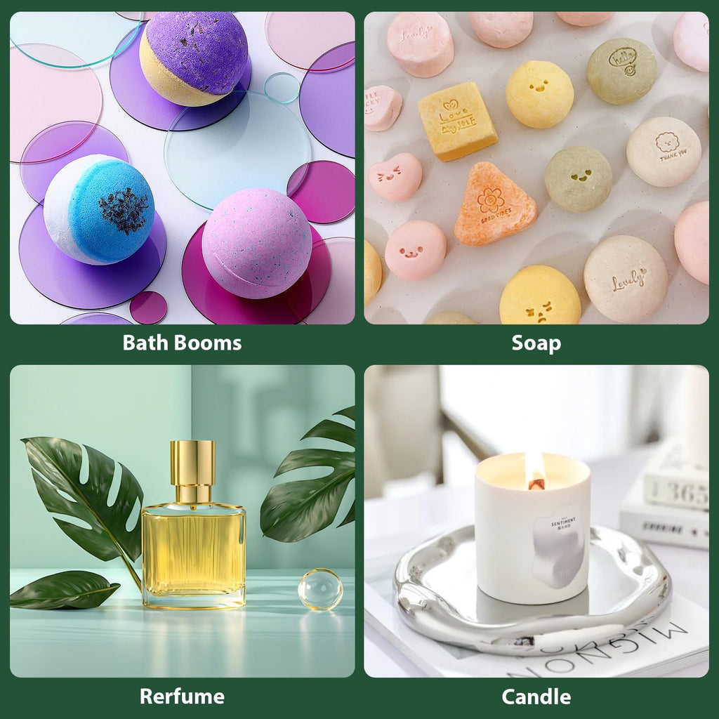 FUHITIM Essential Oil Set – 42x5ml Premium Gift for Diffuser, Candles & Soaps