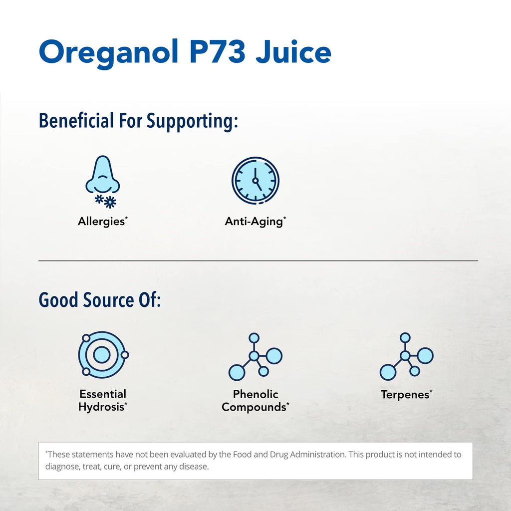 North American Herb & Spice Oreganol P73 Juice - Wild Oregano Oil, 12 fl oz Pack of 2