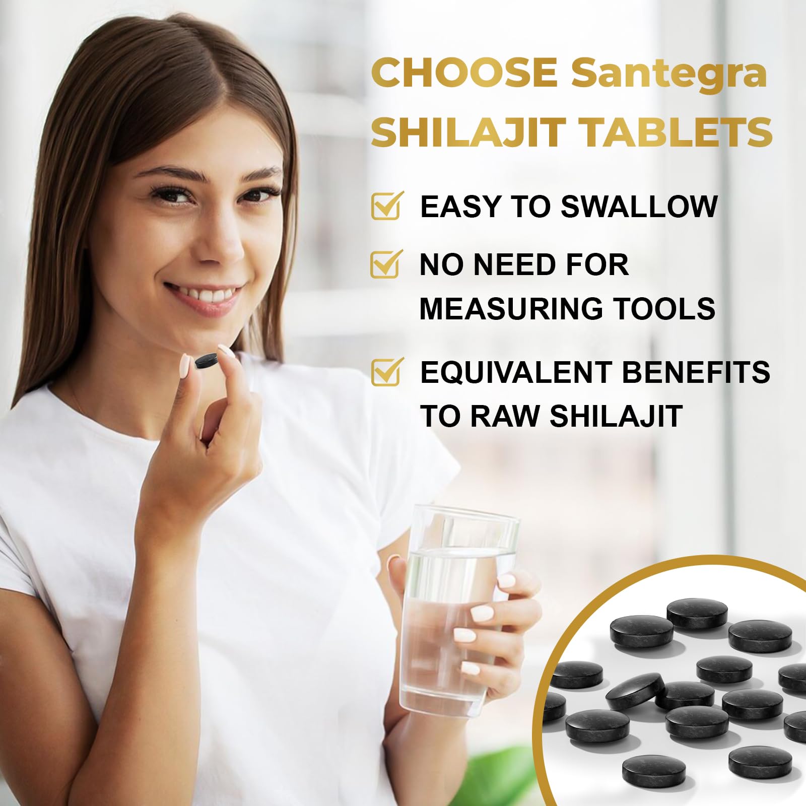 30,000 mg Shilajit Tablets – 60 Count | Himalayan Organic Shilajit Resin with Fulvic Acid & 85+ Minerals