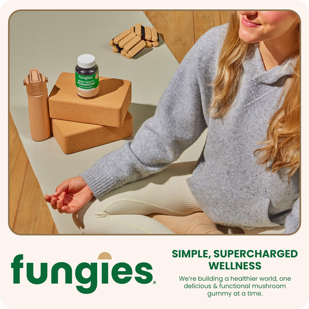 Fungies Multi Mushroom Gummies – 7 Mushrooms, Vegan & Gluten-Free