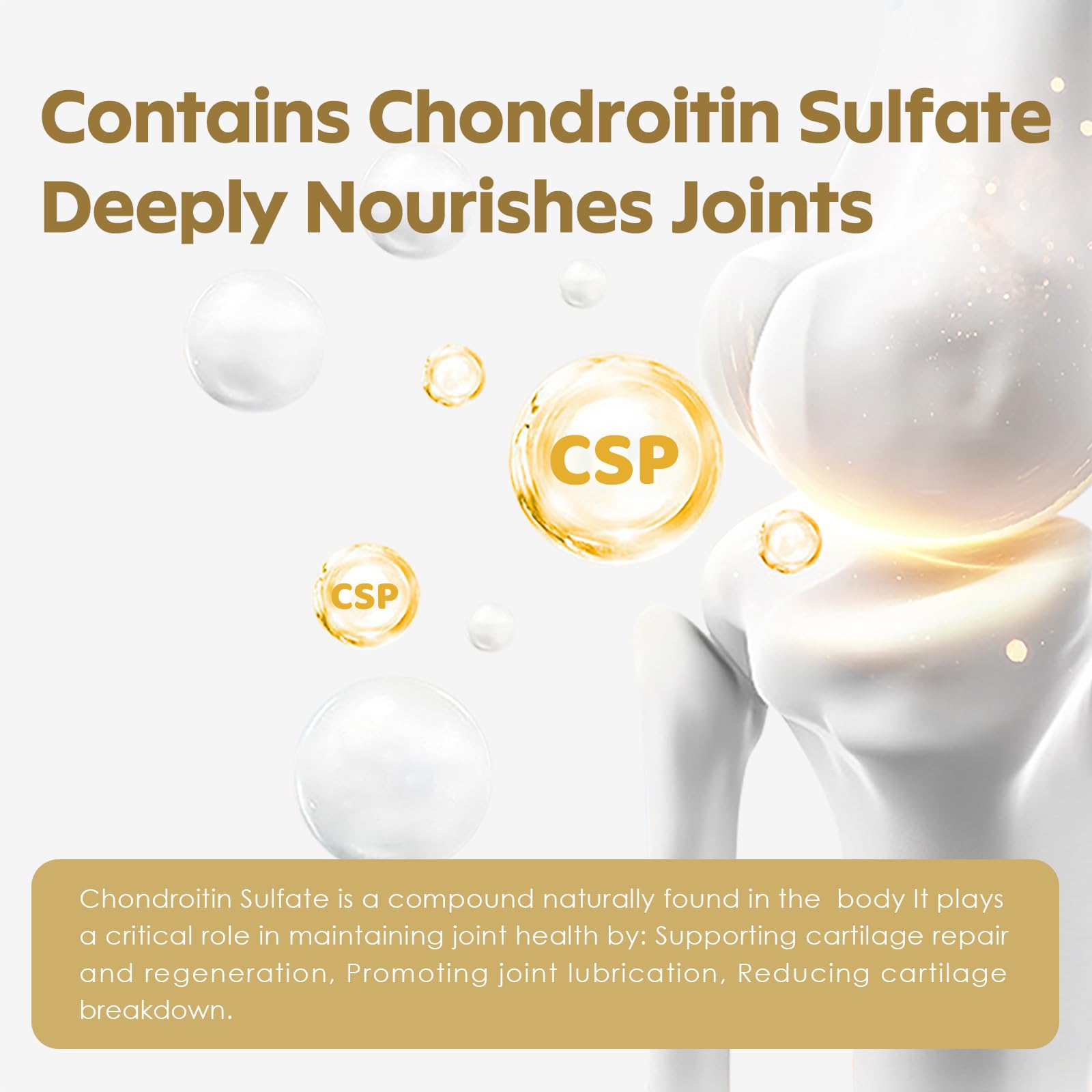 FUNRICH Glucosamine Chondroitin MSM - Joint Support for Women & Men - 120 Capsules