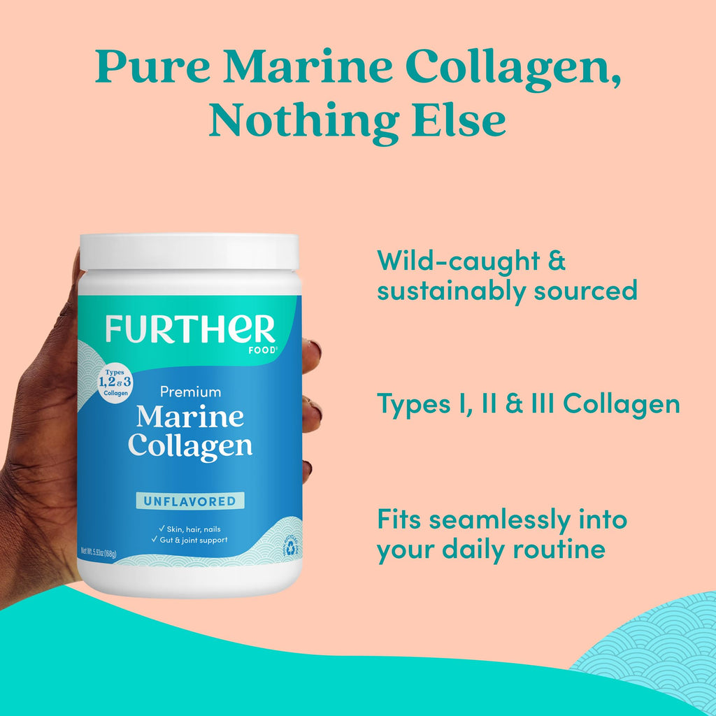 Further Food Marine Collagen Peptides - Unflavored, Wild-Caught & Sustainably Sourced