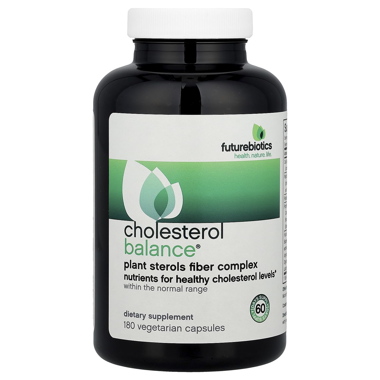 Futurebiotics CholesterolBalance - 180 Vegetarian Capsules | Supports Healthy LDL