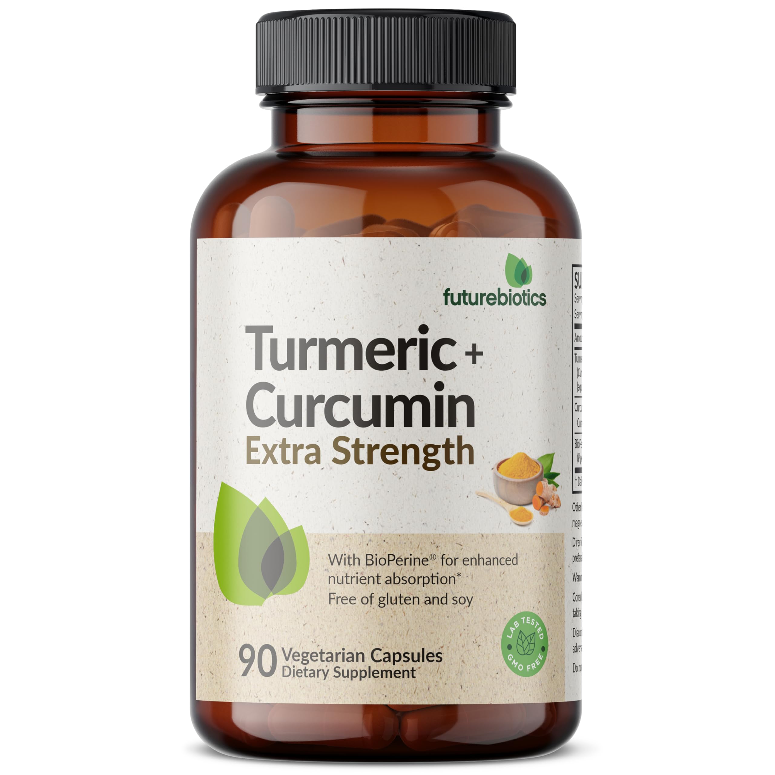 Futurebiotics Turmeric + Curcumin 1500 MG | Antioxidant and Joint Support | BioPerine