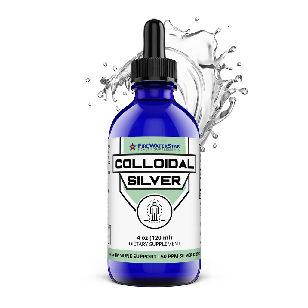 FWS Colloidal Silver Drops – 50 ppm, 4 oz Bottle, 60 Servings