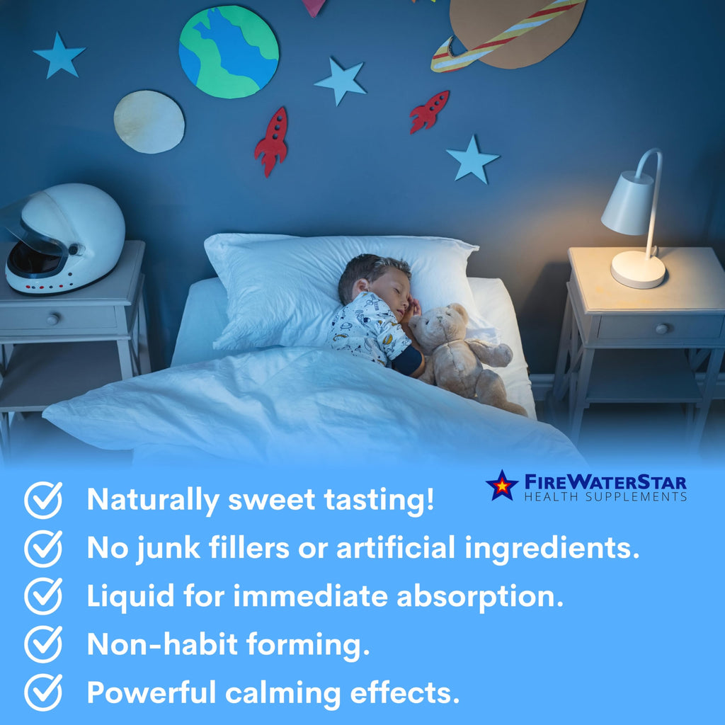 FWS Sleepy - Liquid Melatonin with Magnesium & L-Theanine | Natural Sleep Aid