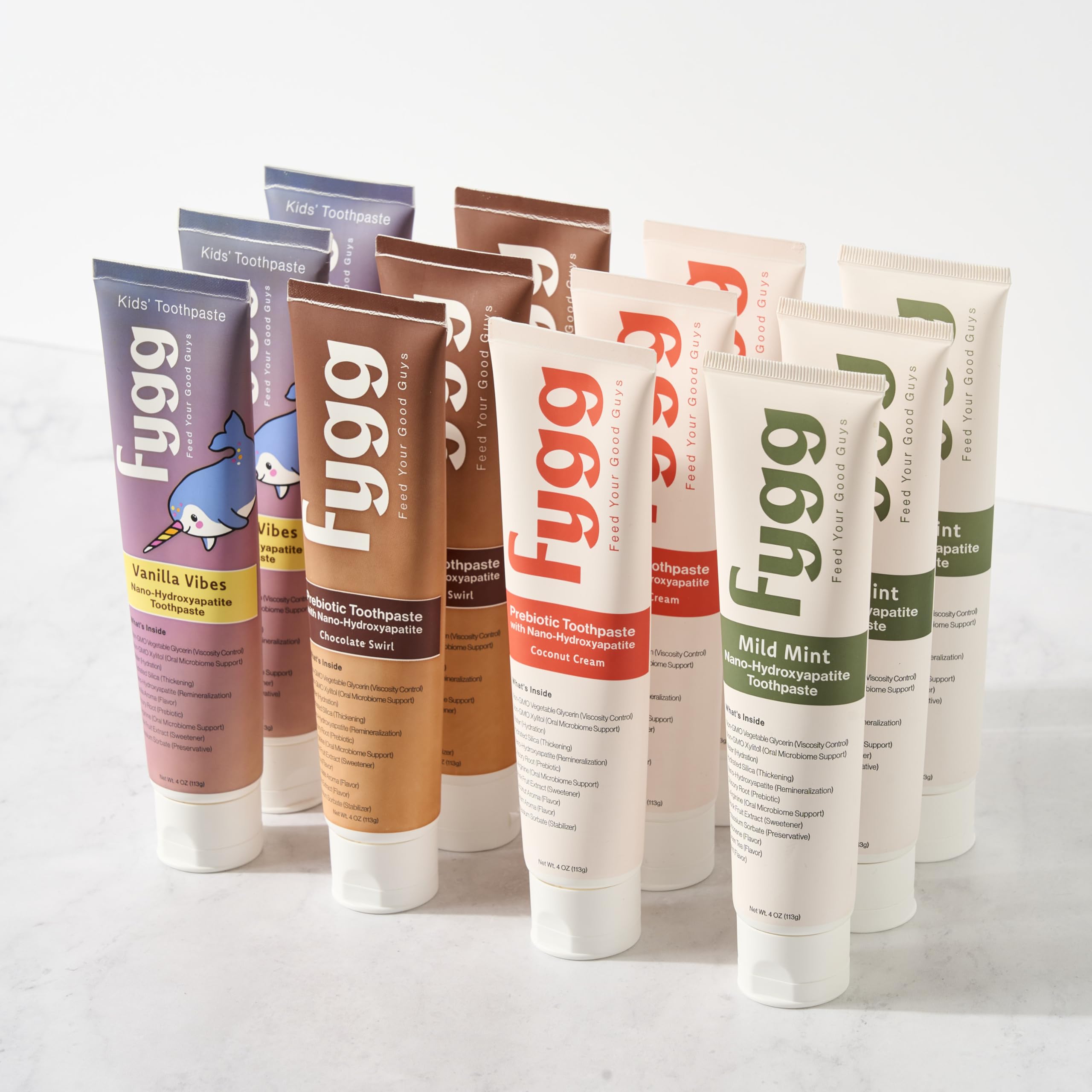 Fygg Fluoride-Free Nano-Hydroxyapatite Toothpaste – Mild Mint (4oz) | Dentist-Recommended