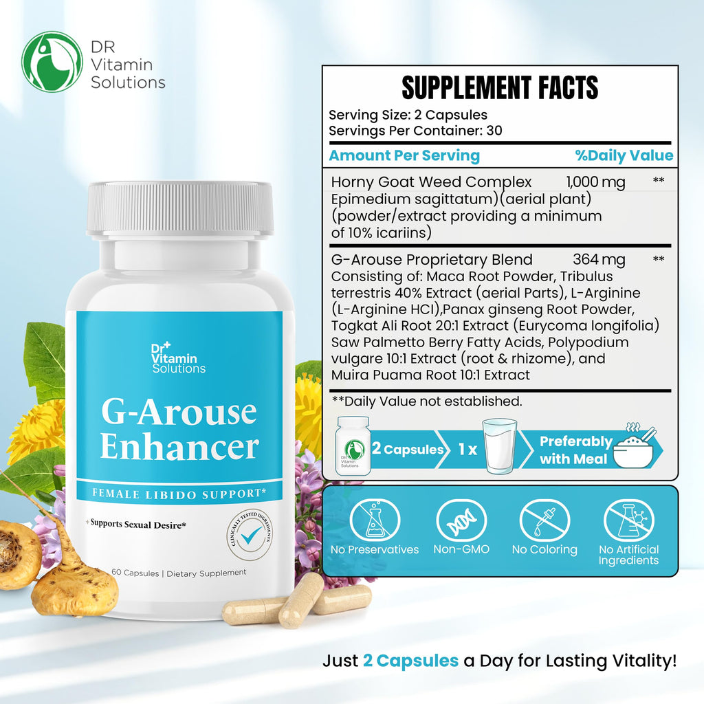G-Arouse Enhancer for Women – Fast-Acting Libido Booster | Dr Vitamin Solutions