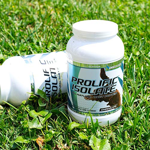 G6 Sports Prolific Isolate Whey Protein Powder – 25g Protein, 100 Calories, Gluten Free & Lactose Free, 2.5lb Jar, Chocolate