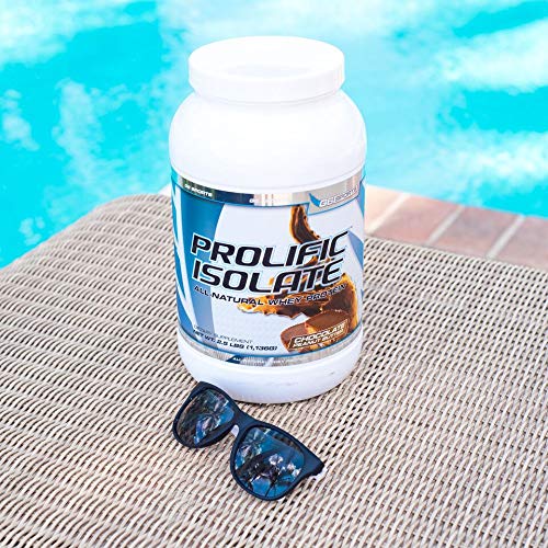 G6 Sports Prolific Isolate Whey Protein Powder – 25g Protein, 100 Calories, Gluten Free, Lactose Free, Soy Free, Stevia Sweetened – 2.5lb Jar – Chocolate Peanut Butter