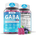 Nextdia GABA Gummies 500mg – Sugar-Free Calm Gummies with L-Theanine, 5-HTP, D3, B12 (Vegan, Blueberry)