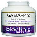 GABA-Pro Natural 100mg Chewable Tablets – Bioclinic Naturals (90 Count)