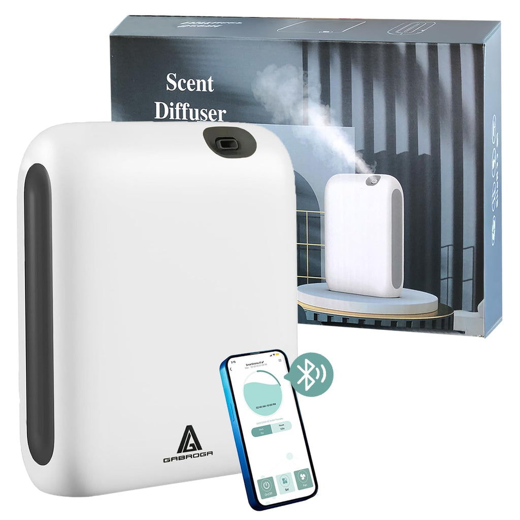 GABROGA Smart Scent Air Machine — 1500 Sq Ft Coverage, Cold-Air Diffusion, App-Controlled Waterless Diffuser